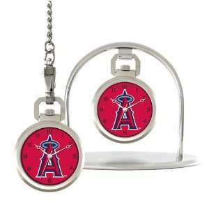    Los Angeles Angels of Anaheim MLB Pocket Watch: Sports & Outdoors