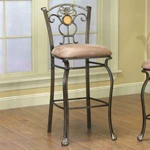  Cramco 63010 30 Allegro Microsuede Set Bar Stool, Golden 