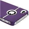 Dark Purple Hard Case w/ Chrome Hole+Film for Sprint Verizon AT&T 