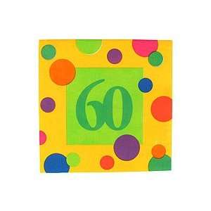  60th Birthday Napkins Toys & Games