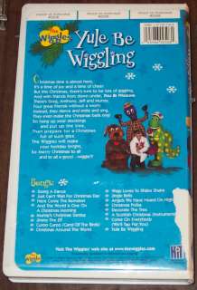Christmas VHS YULE WIGGLING, ANNABELLES WISH, GRINCH  