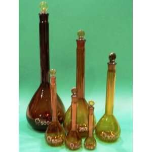 Volumetric Flask, Amber Glass, Class A, 250ml  Industrial 