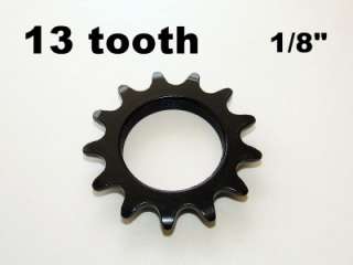 13T COG FIXED GEAR TRACK 13 TOOTH 1/8 INCH 1/8 FIXIE  