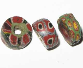 BEAUTIFUL RARE OLD AFRICAN ANCIENT GLASS~TRADE BEADS  