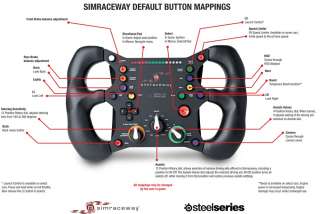  SteelSeries Simraceway SRW S1 Gaming Steering Wheel 