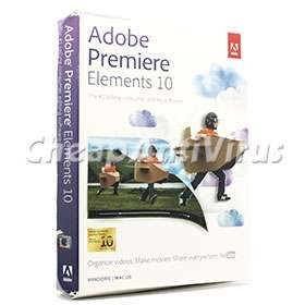 Adobe Premiere Elements 10   Windows PC / Mac (New Retail Box)  
