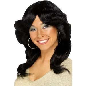   Abba/Charlies Angels 70S Brown Flick Wig Fancy Dress: Toys & Games