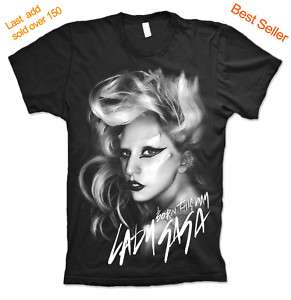 Lady Gaga Born this way T shirt 24 colours variations  
