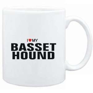  Mug White  I love my Basset Hound  Dogs: Sports 