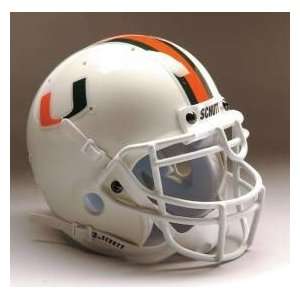 Miami Hurricanes Schutt Authentic Full Size Helmet