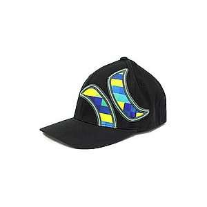Hurley Boardshort Resist Weld Hat (Black/Green) Large/XLarge   Hats 