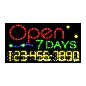  Open 7 Days LED Sign: Sports & Outdoors
