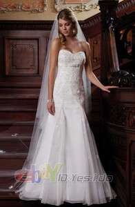 New White/Ivory Wedding Dress Size:6 8 10 12 14 16 18 2  