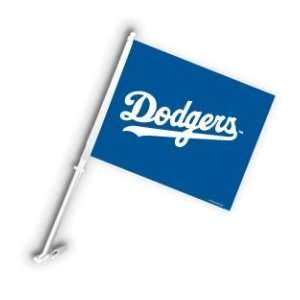  Los Angeles Dodgers Car Flags   Set of 2: Sports 