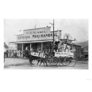  Exterior View of R. R. Russel General Store Fourth of July 