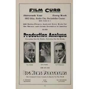  1936 Ad Film Curb Tom Hamlin Stella R. W. Baremore 