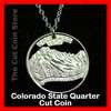 ALL NEW STATE QUARTERS travel charm pendant quarter necklace items in 