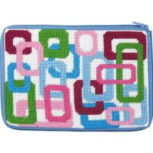  Cosmetic Purse   Colorful Loops   Needlepoint Kit 
