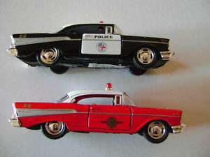 1957 Chevrolet Bel Air Fire Chief & Police Cars 140  