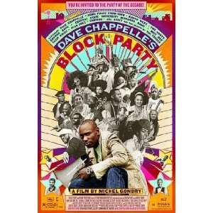  DAVE CHAPPELLE   BLOCK PARTY   ORIGINAL MOVIE POSTER(Size 