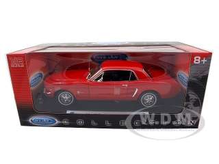   car model of 1964 1/2 Ford Mustang Hard Top die cast car byWelly