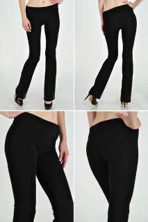 Yoga Pants BLACK PLAIN (High Quality) XS S M L 1X 2X 3X  