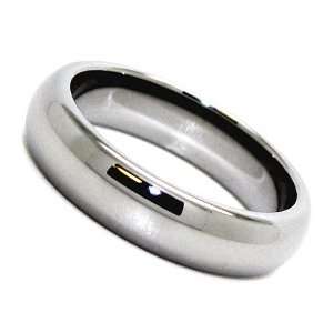   Unisex Domed Tungsten Wedding Band Engagement Ring (Sizes 4 14.5) (9