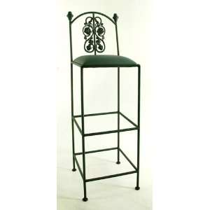   Collection 36 High Wrought Iron Spectator Stool Furniture & Decor