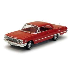  1to18 Scale 1963 Chevrolet Impala SS Hard Top   Red: Toys 