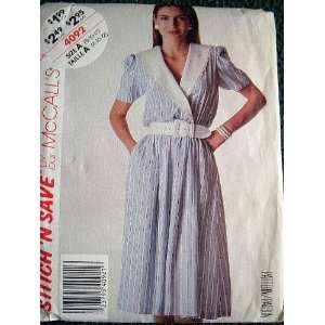 : MISSES DRESS SIZES 8 10 12 STITCH N SAVE BY MCCALLS SEWING PATTERN 