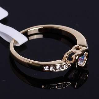 18k Yellow Gold Plated Wedding Ring Free Shipping 89156  