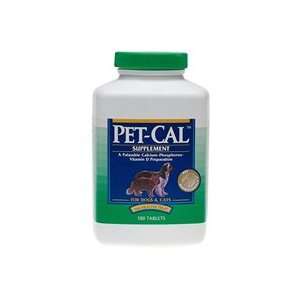  Pet Cal Supplement For Dogs & Cats 180 Tabs: Pet Supplies