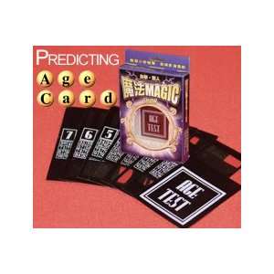   Predicting Age Card mind reading magic trick close up: Everything Else