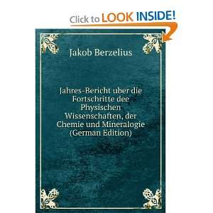   und Mineralogie (German Edition): Jakob Berzelius:  Books