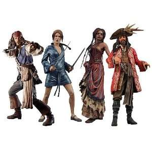  Pirates At Worlds End Series 2 7 Figure Set Of 4: Toys 