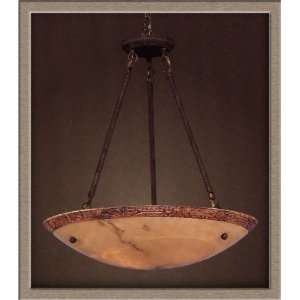  Elk Lighting 9632/3 Engravers Spanish Alabaster 3 Light 