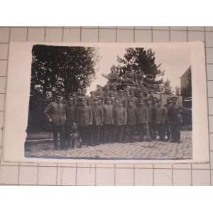  1918 World War One German Photo Post Card Group of German Soldiers 