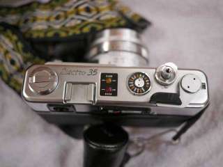 Vintage Yashica RANGEFINDER Electro 35 GS Film Camera w/ 45mm Lens 