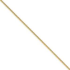  .9mm, 14 Karat Yellow Gold, Round Snake Chain   20 inch 