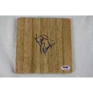  LAKERS KURT RAMBIS SIGNED AUTHENTIC FLOORBOARD PSA/DNA 
