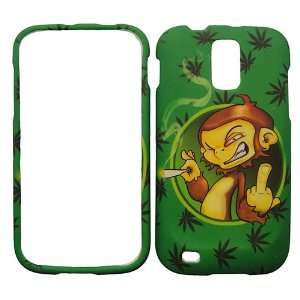  POT SMOKING MONKEY FLIP OFF HARD COVER CASE Cell Phones & Accessories