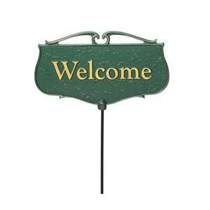   12W x 7H plus 17stake Welcome, Garden Poem Sign