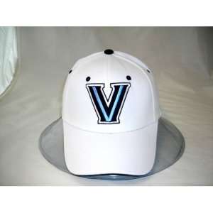 Villanova Wildcats One Fit NCAA Cotton Twill Flex Cap (White)