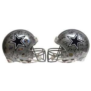  Dallas Cowboys Team Of The 90s Signed Pro Helmet: Sports 