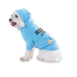 WARNING I LOVE DOO WOP Hooded (Hoody) T Shirt with pocket for your Dog 