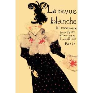  Revue Blanche by Henri de Toulouse Lautrec 12x18: Home 