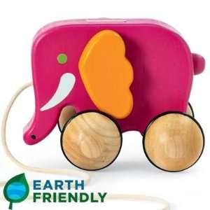  Wooden Elephant Pull Toy by FAO Schwarz: Toys & Games