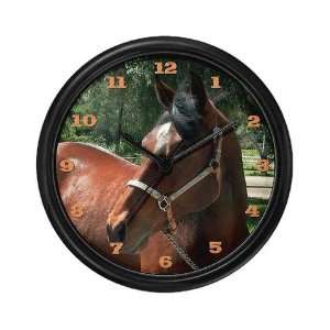 Quarter Horse Clock Pets Wall Clock by CafePress