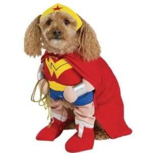  Dog Fancy Dress Costume Wonder Woman Deluxe   Size Small 