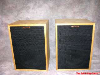 RARE pair UNFINISHED 1986 Klipsch Heresy II horn loaded speakers 